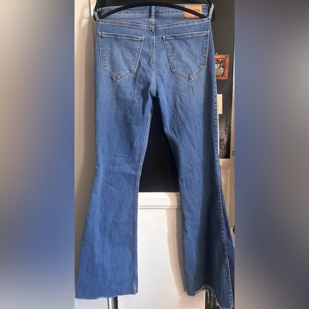 Hollister Blue Flare Wide Leg Jeans - Picture 3 of 7